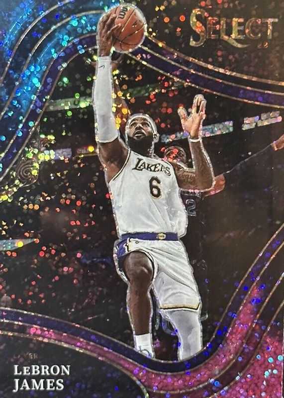 LeBron James 2021 Select #219 Courtside Cosmic /(SSP) SGC 9.5