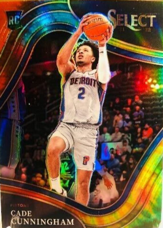 Cade Cunningham 2021 Select #288 Courtside Tie-Dye /25 Rookie PSA 10