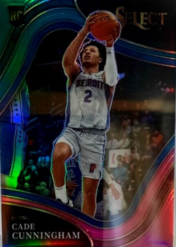 Cade Cunningham 2021 Select #288 Courtside Teal White Pink /49 Rookie BGS 9