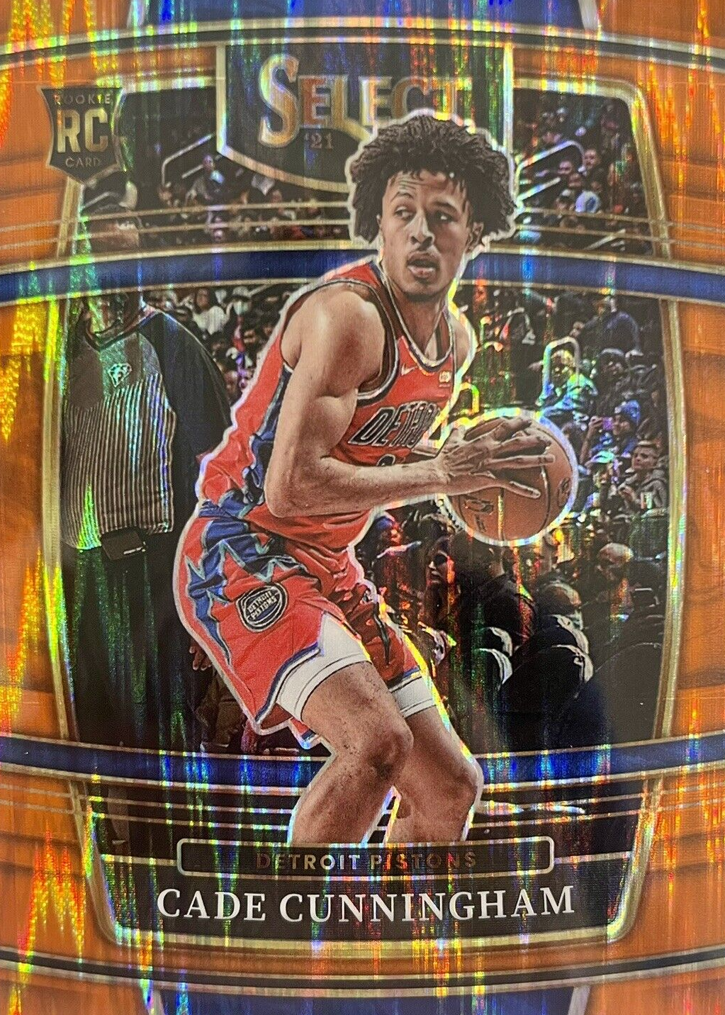 Cade Cunningham 2021 Select #11 Concourse Orange Flash Price