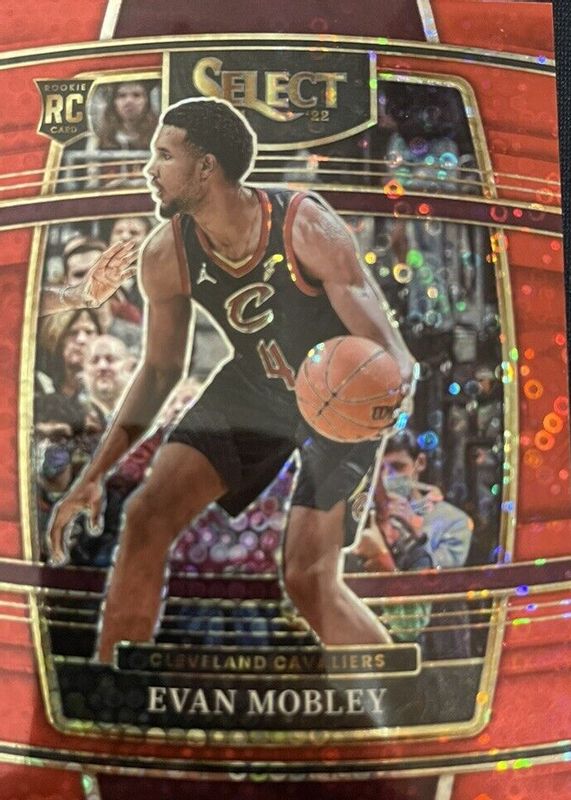 Evan Mobley 2021 Select #5 Concourse Red Disco /49 Rookie PSA 10