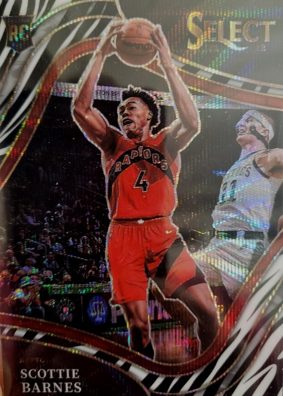 Scottie Barnes 2021 Select #223 Courtside Zebra /(SSP) Price Guide