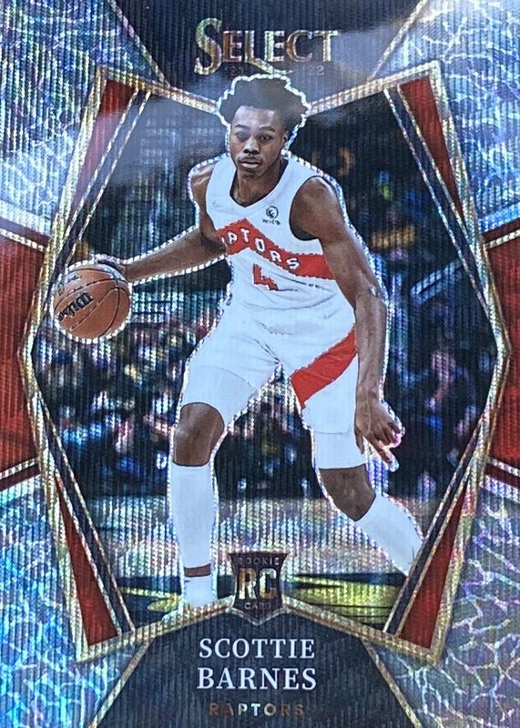 Scottie Barnes 2021 Select #111 Premier Level Elephant /(SSP) Rookie SGC 10