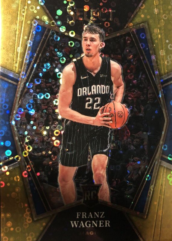 Franz Wagner 2021 Select #120 Premier Level Gold Disco /10 Rookie SGC 10