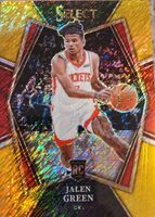 Jalen Green 2021 Select #190 Premier Level Gold Shimmer /10 Price 