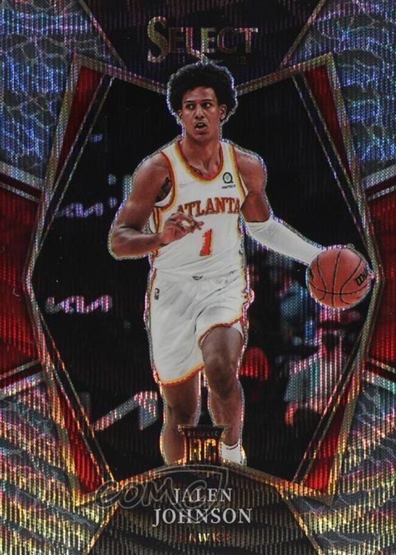 Jalen Johnson 2021 Select #200 Premier Level Elephant /(SSP) Rookie BGS 9.5