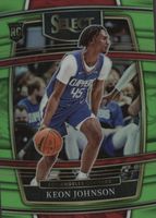 Keon Johnson 2021 Select #40 Concourse Neon Green /75 PSA 10 Price ...