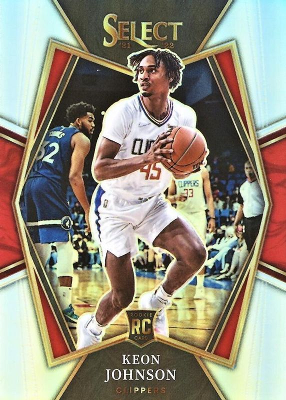 Keon Johnson 2021 Select #115 Premier Level Silver Rookie PSA 10