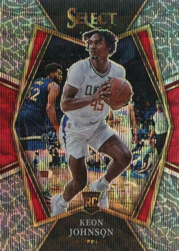 Keon Johnson 2021 Select #115 Premier Level Elephant /(SSP) Rookie PSA 10