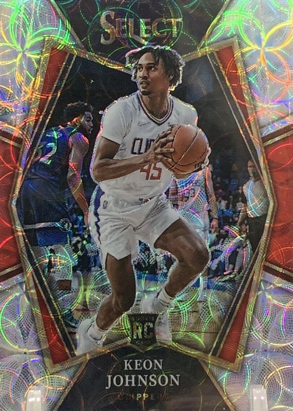 Keon Johnson 2021 Select #115 Premier Level Scope Rookie PSA 10