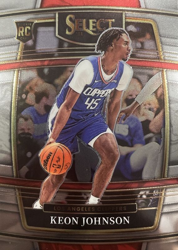 Keon Johnson 2021 Select #40 Concourse Rookie PSA 10