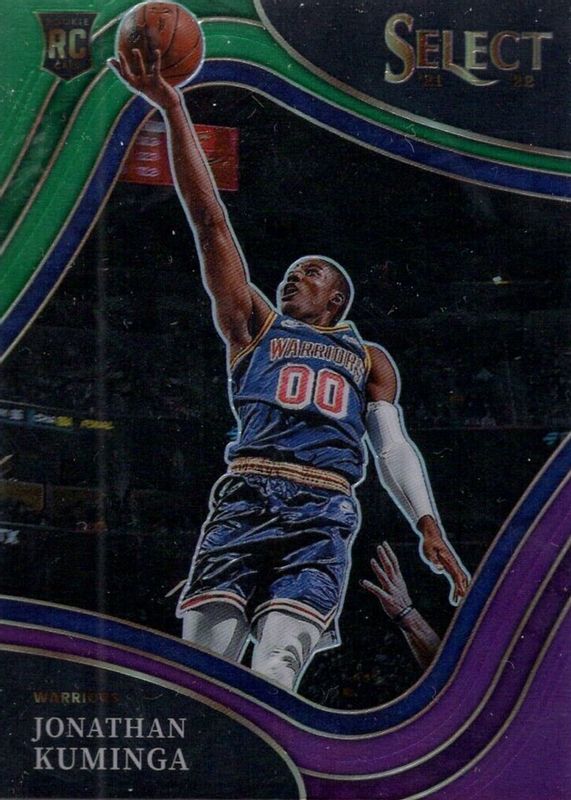 Jonathan Kuminga 2021 Select #246 Courtside Green White Purple Rookie RAW