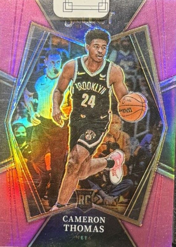 Cam Thomas 2021 Select #126 Premier Level Pink /4 Rookie PSA 10