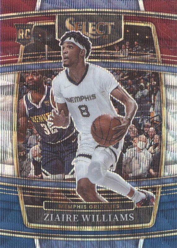 Ziaire Williams 2021 Select #86 Concourse Tri-Color Rookie PSA 10