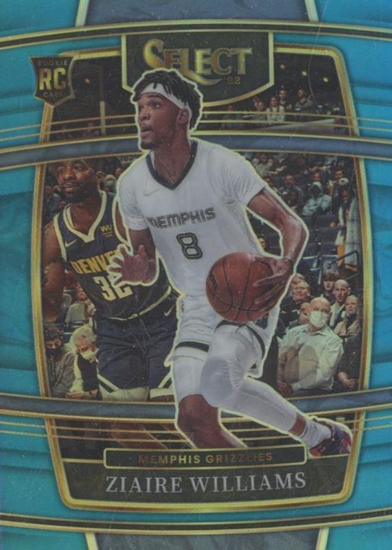 Ziaire Williams 2021 Select #86 Concourse Light Blue /299 Rookie PSA 10