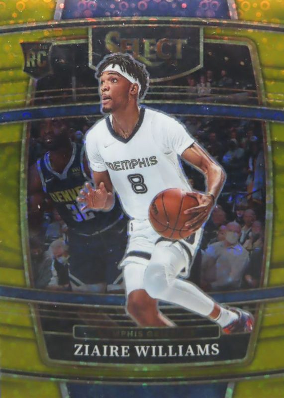 Ziaire Williams 2021 Select #86 Concourse Gold Disco /10 Rookie PSA 10