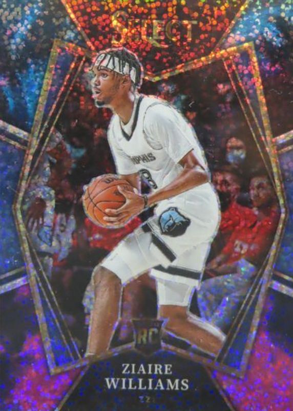 Ziaire Williams 2021 Select #181 Premier Level Cosmic /(SSP) Rookie PSA 10