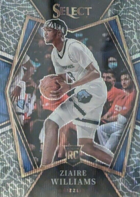 Ziaire Williams 2021 Select #181 Premier Level Elephant /(SSP) Rookie PSA 10