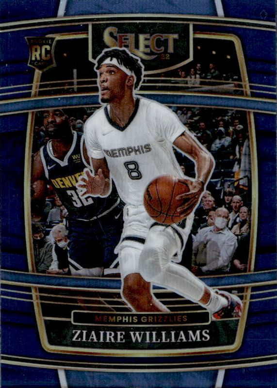 Ziaire Williams 2021 Select #86 Concourse Blue Prizm Rookie PSA 10