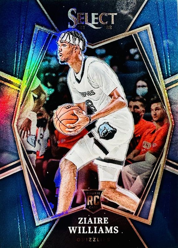 Ziaire Williams 2021 Select #181 Premier Level Blue Prizm Rookie PSA 10