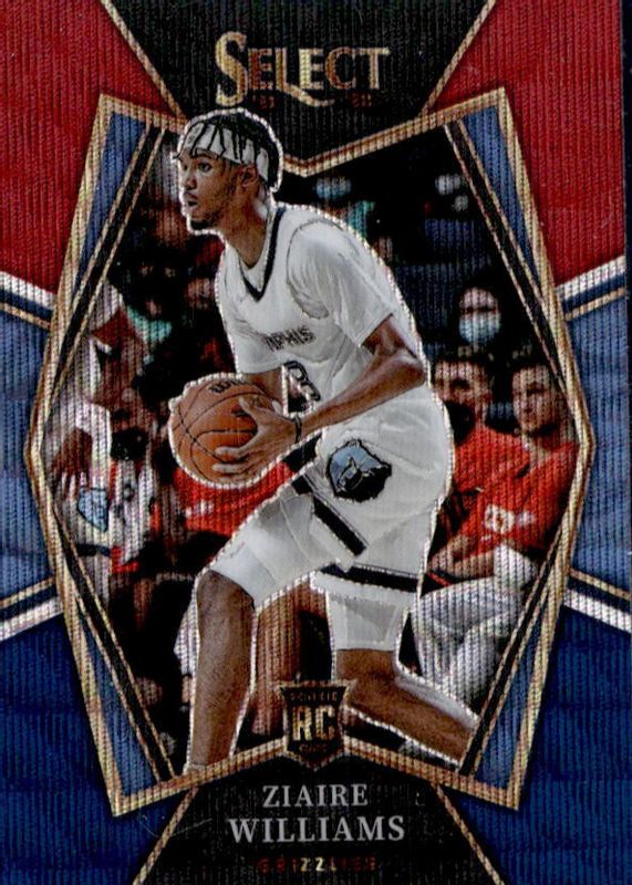 Ziaire Williams 2021 Select #181 Premier Level Tri-Color Rookie PSA 10