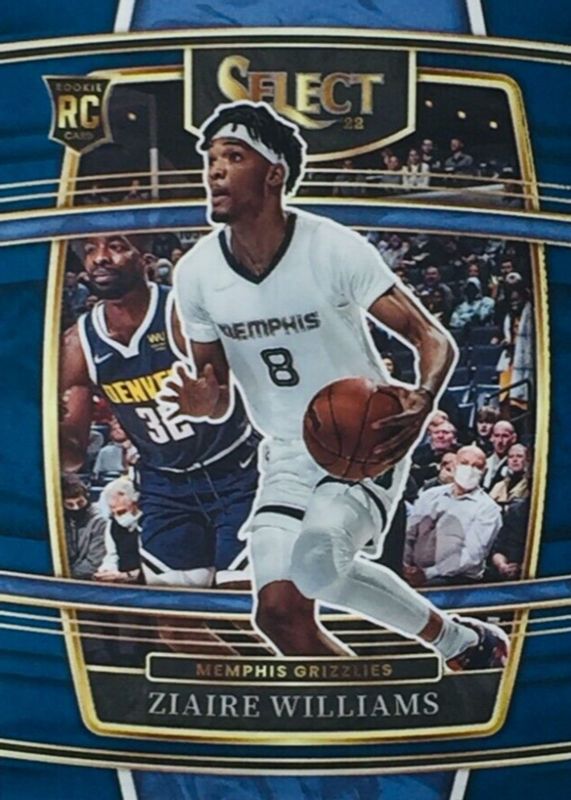 Ziaire Williams 2021 Select #86 Concourse Blue Retail Rookie SGC 10