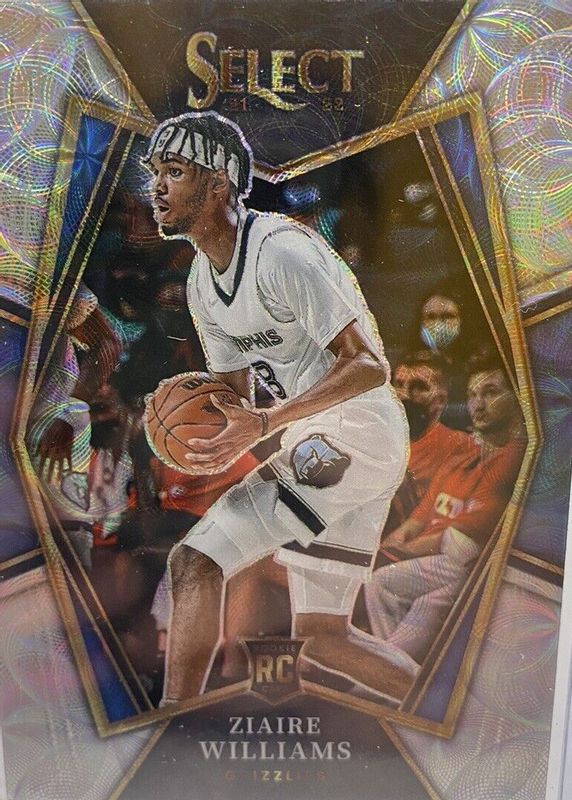 Ziaire Williams 2021 Select #181 Premier Level Scope Rookie RAW