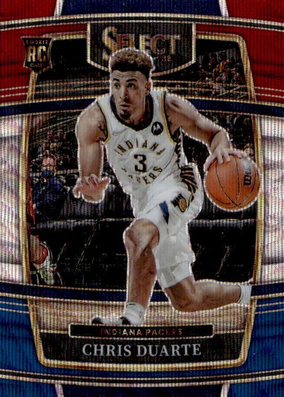 Chris Duarte 2021 Select #41 Concourse Tri-Color Rookie RAW