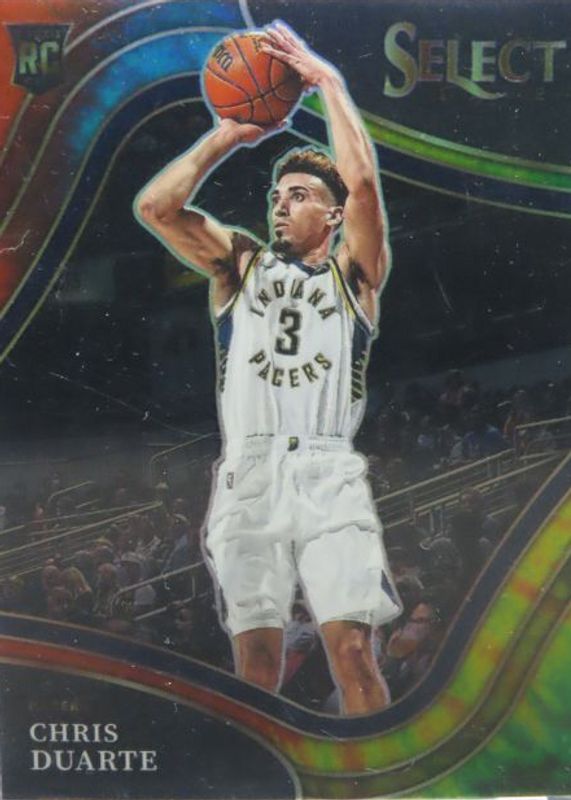 Chris Duarte 2021 Select #220 Courtside Tie-Dye /25 Rookie SGC 9.5