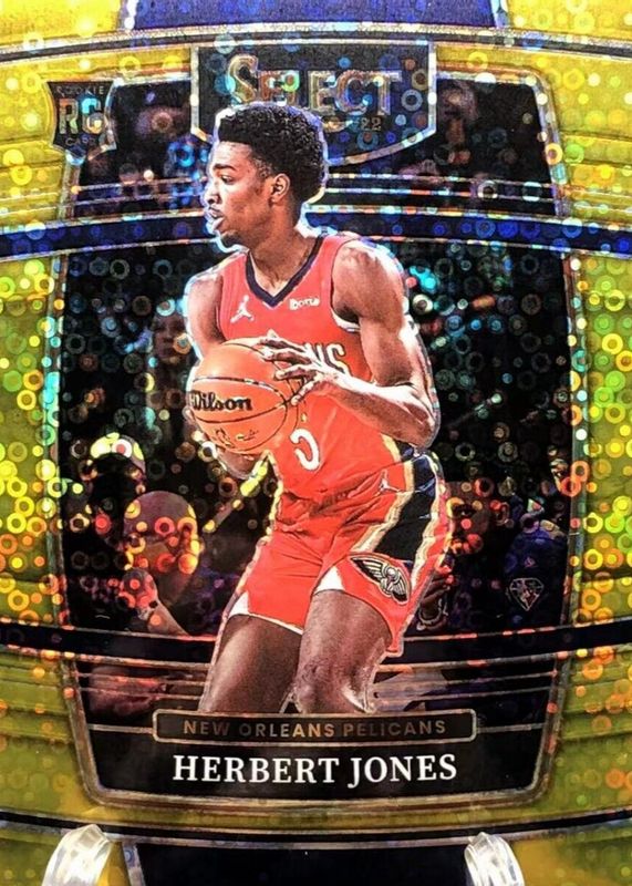 Herbert Jones 2021 Select #45 Concourse Gold Disco /10 Rookie BGS 9.5