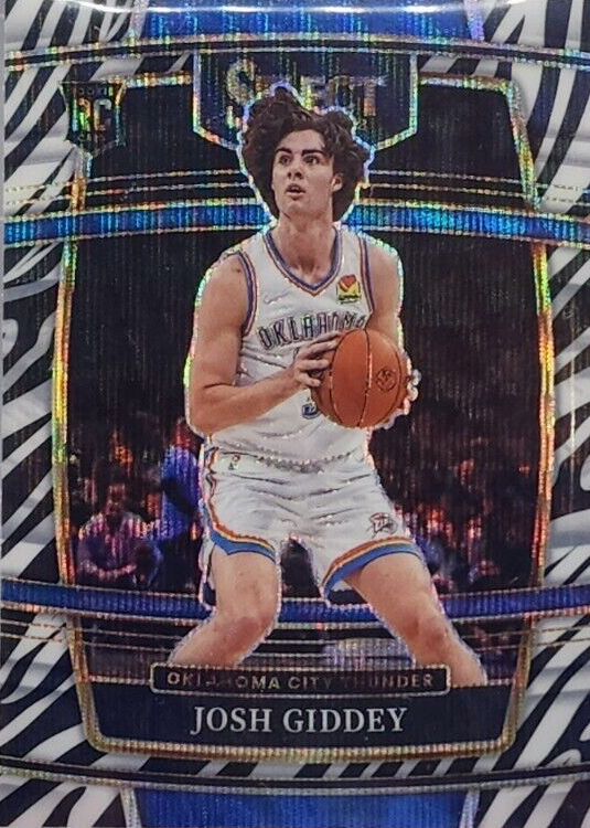 Josh Giddey RC auto /249シリ select 2021-22 Panini Select Josh Giddey Youth Explosion Auto Gold
