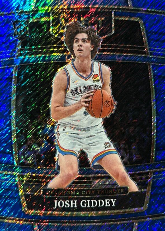 Josh Giddey 2021 Select #58 Concourse Blue Shimmer Rookie PSA 10