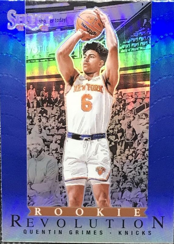 Quentin Grimes 2021 Select #8 Rookie Revolution - Blue RAW