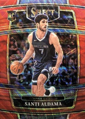 Santi Aldama 2021 Prizm #276 Black Gold /5 Price Guide