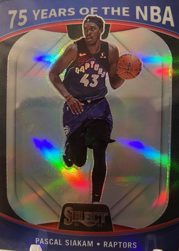 Pascal Siakam 2021 Select #58 75 Years of the NBA RAW