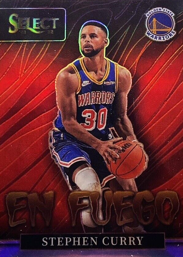 Stephen Curry 2021 Select #14 En Fuego - Silver Price Guide 