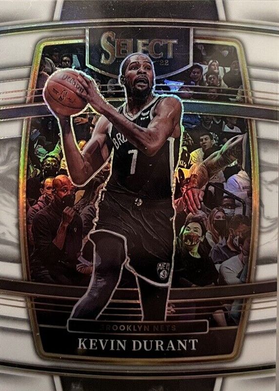 Kevin Durant 2021 Select #50 Concourse White /149 PSA 9