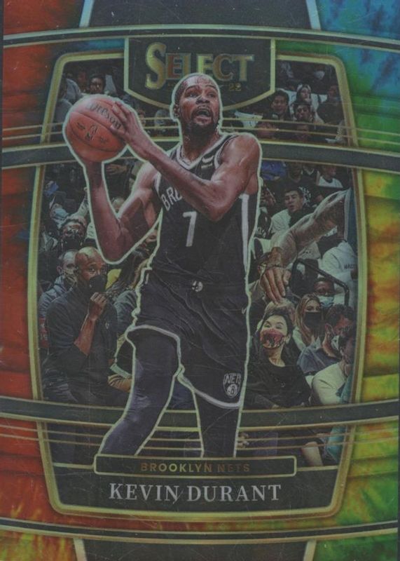 Kevin Durant 2021 Select #50 Concourse Tie-Dye /25 PSA 9