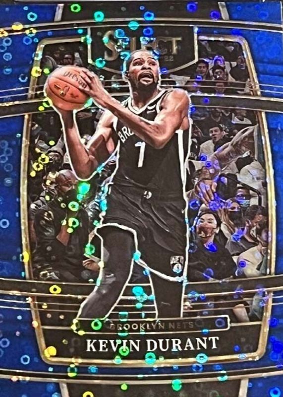 Kevin Durant 2021 Select #50 Concourse Blue Disco /25 SGC 10