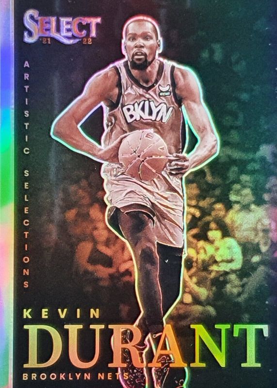 Kevin Durant 2021 Select #4 Artistic Selections PSA 8