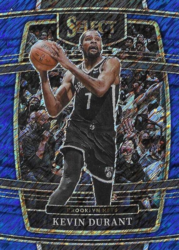 Kevin Durant 2021 Select #50 Concourse Blue Shimmer PSA 10