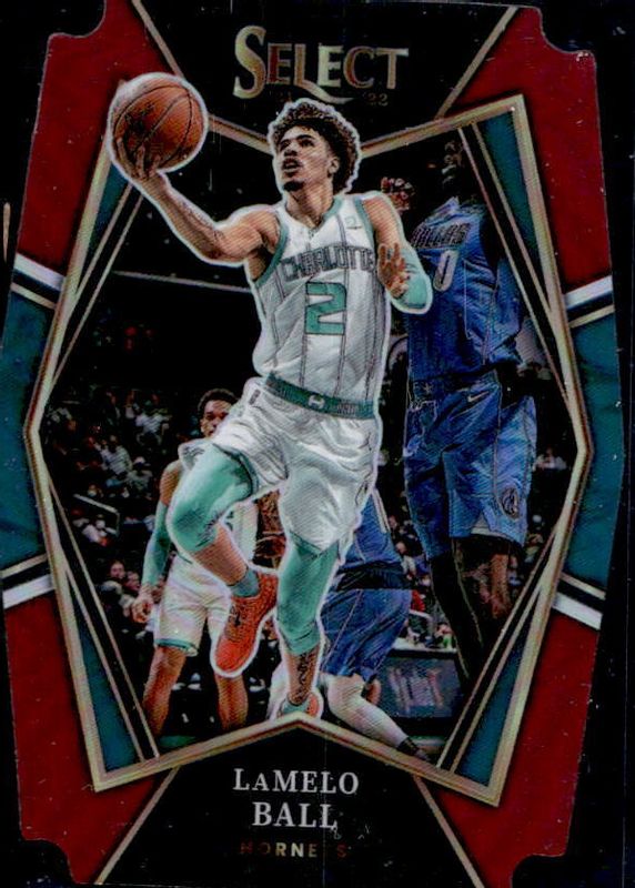 LaMelo Ball 2021 Select #185 Premier Level Maroon Die-Cut /175 PSA 10