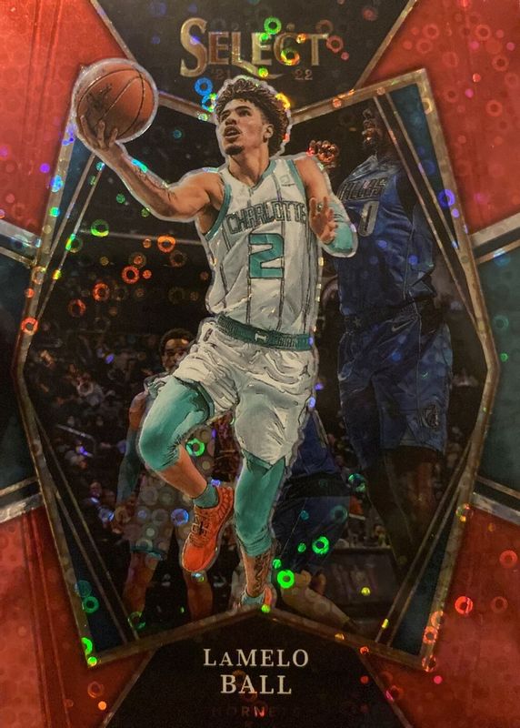 LaMelo Ball 2021 Select #185 Premier Level Red Disco /49 PSA 10