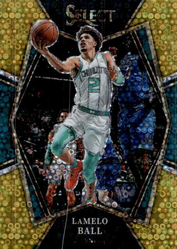 LaMelo Ball 2021 Select #185 Premier Level Gold Disco /10 PSA 10