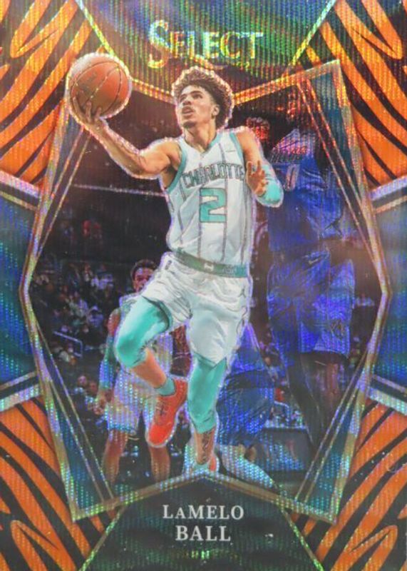 LaMelo Ball 2021 Select #185 Premier Level Tiger /(SSP) RAW