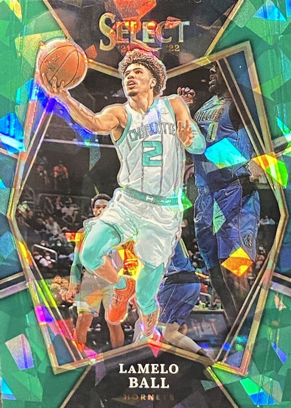 LaMelo Ball 2021 Select #185 Premier Level Green Ice Price Guide ...