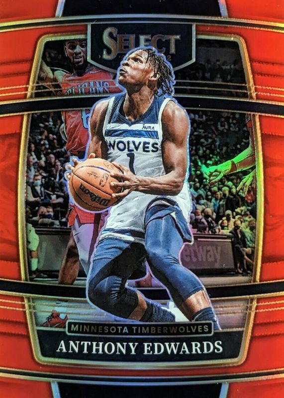 Anthony Edwards 2021 Select #49 Concourse Red /199 SGC 10