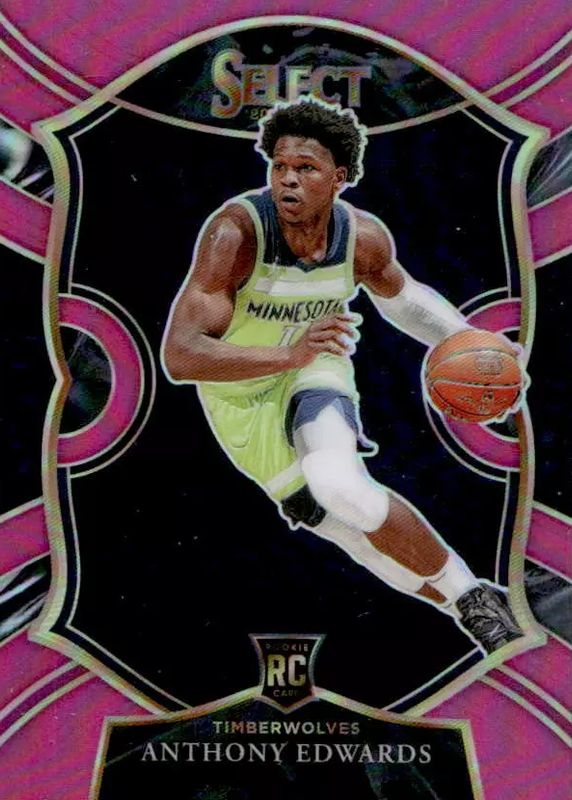 Anthony Edwards 2021 Select #49 Concourse Pink /10 BGS 9.5