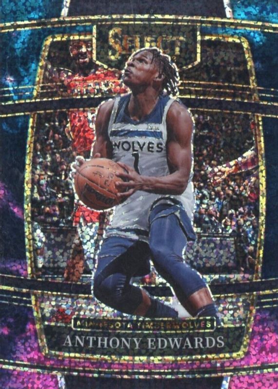 Anthony Edwards 2021 Select #49 Concourse Cosmic /(SSP) PSA 10 