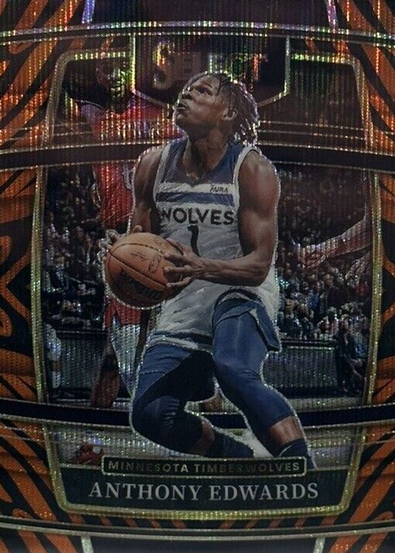 Anthony Edwards 2021 Select #49 Concourse Tiger /(SSP) RAW